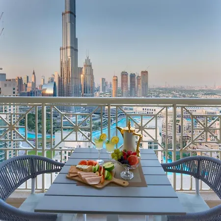 Durrani Homes - Designer 2Br Apt With Stunning Burj Khalifa And Fountain View Dubaï Extérieur photo